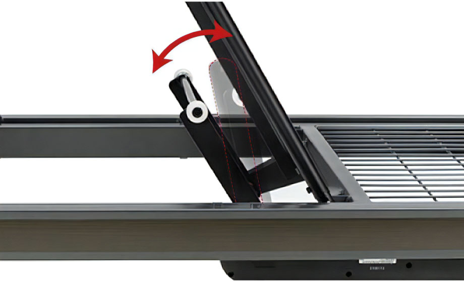 万が一フレームの下に挟まれた場合でもモーターの力は加わりません。