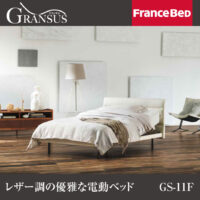 レザー調の優雅な電動ベッドGRANSUS(グランサス)GS-11F