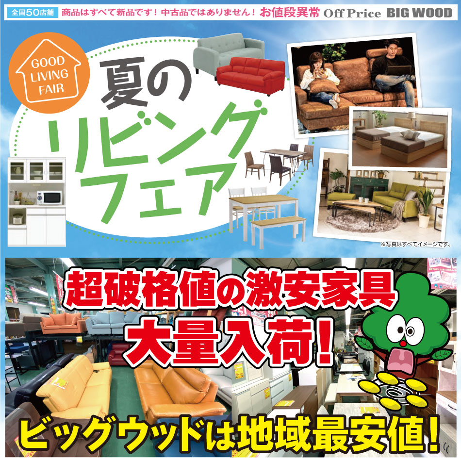 ビッグウッド大阪　玉井家具　今週のチラシ