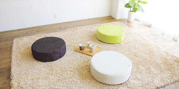 オシャレな座布団のイメージ